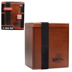 Monster - Magnetic Wooden Deck Box - Stained Cherry Finish